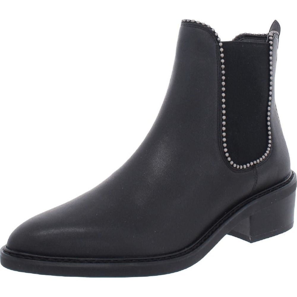 Black Studded Ankle Boots